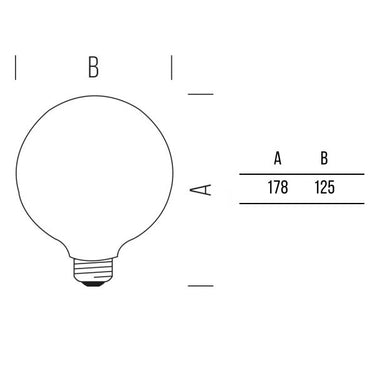 Globo 125 Stick 806lm 7,0W E27 WW DIM
